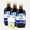 Set: 3 x 350 ml Regulatpro® Bio + 120 Stk. Omega-3-Algen-DHA+EPA