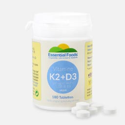 180 Tabletten Vitamin K2+D3