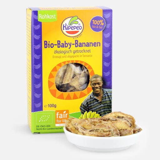 100 g Baby-Bananen bio & fair 100 g Baby-Bananen bio & fair