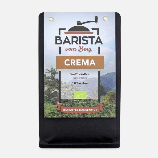 500 g Bio Kaffee Crema ganze Bohne