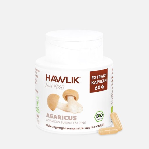 60 Kapseln Bio Agaricus-Extrakt