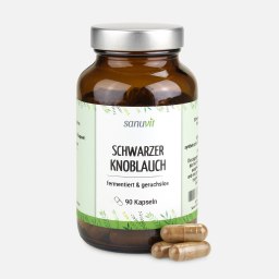 90 Kapseln Schwarzer Knoblauch Extrakt